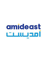 Amideast Logo - AGF Collaborations and partnerships with private & public sectors for Emirati and Arab youth empowerment
