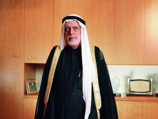 H.E Abdulla Al Ghurair the founder of the Abdulla Al Ghurair Foundation a philanthropic organization in the UAE.