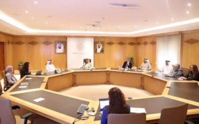 H.E. Sheikha Bodour Al Qasimi and H.E. Abdul Aziz Al Ghurair during the inauguration of "Abdulla Al Ghurair Digital Teaching and Learning Center". Image Courtesy: American University of Sharjah (AUS)