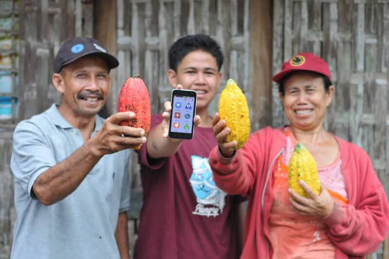 An app by AgUnity gives farmers the chance to use technology to improve their livelihoods. Expo launched a search for similar projects to combat climate change. Photo: Expo 2020 Dubai