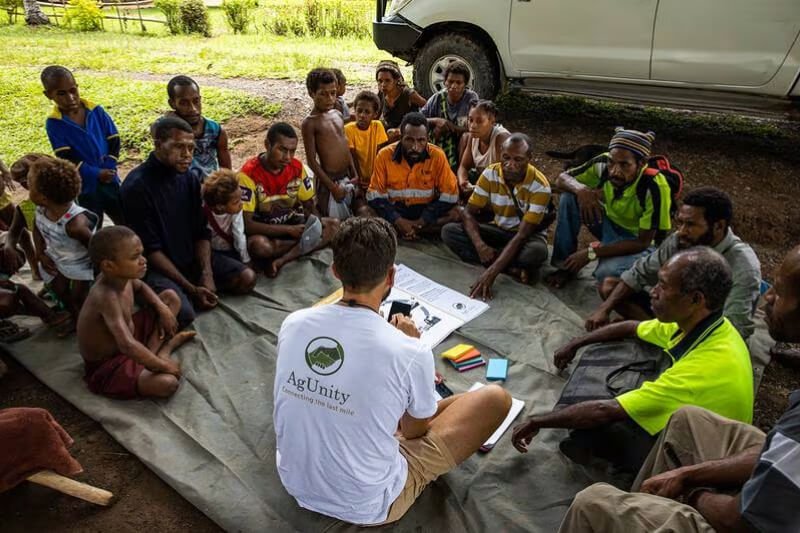 AgUnity lets farmers buy and sell produce on affordable smartphones. The start-up was among the companies that secured funding from Expo 2020 Dubai. Photo: AgUnity